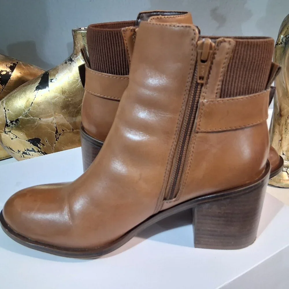 Aldo Leather Rosaldee Booties